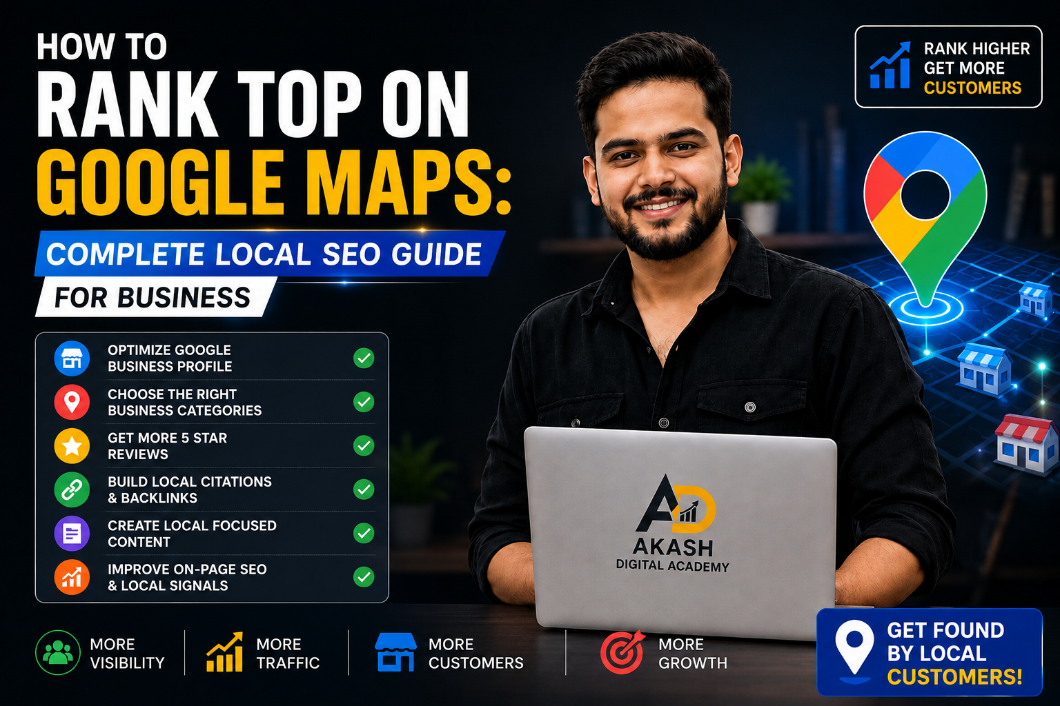 How to rank top on Google Maps using local SEO and Google Business Profile optimization