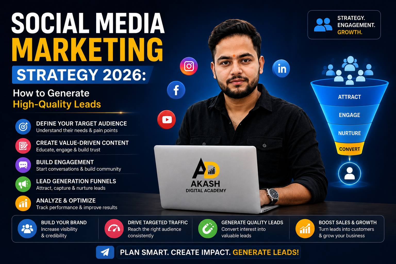 Social Media Marketing Strategy 2026 for generating high-quality leads