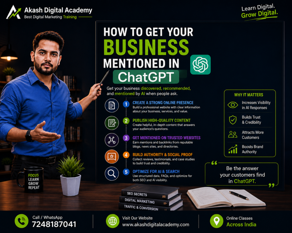 How to Get Your Business Mentioned in ChatGPT