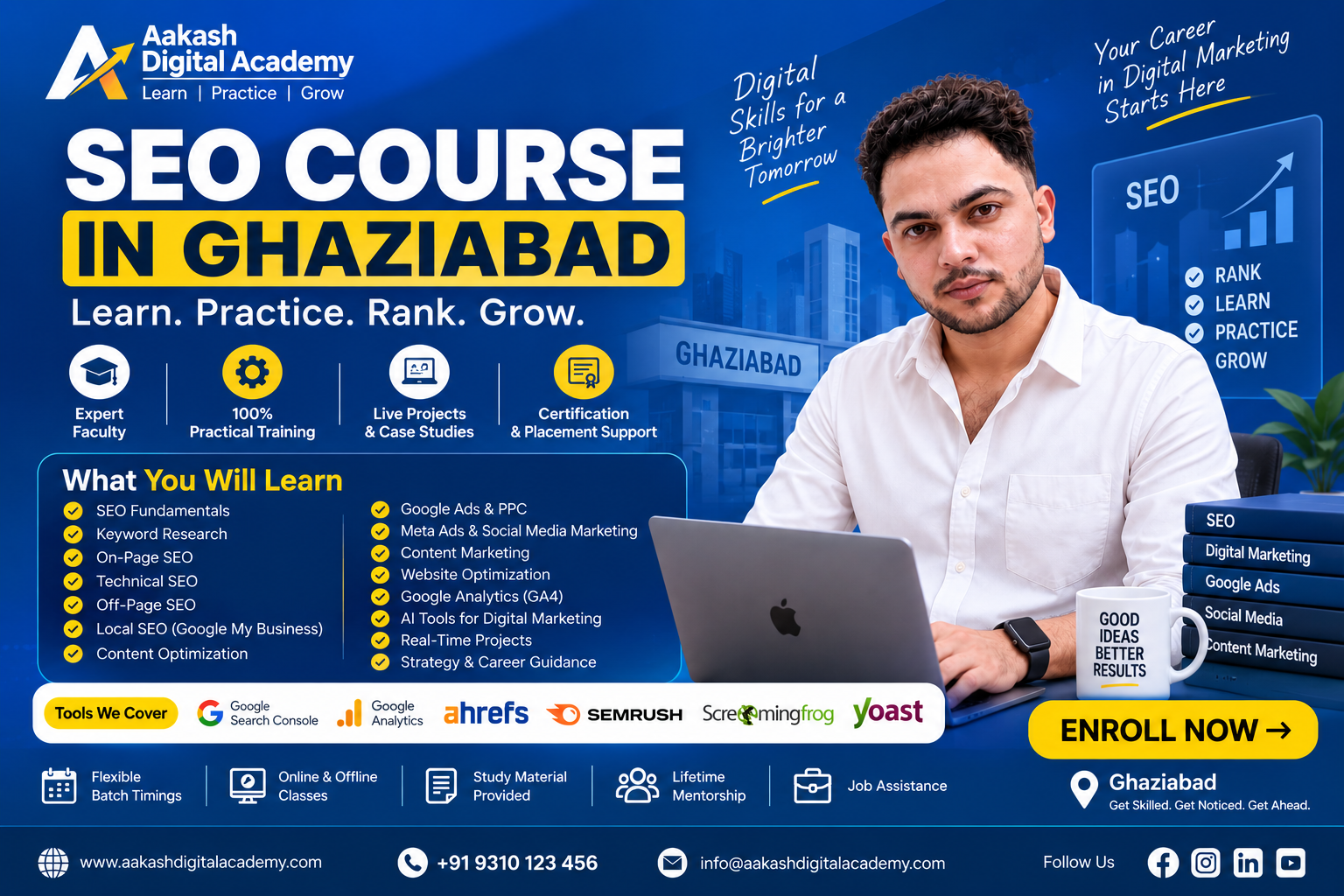 SEO Course in Ghaziabad at Akash Digital Academy
