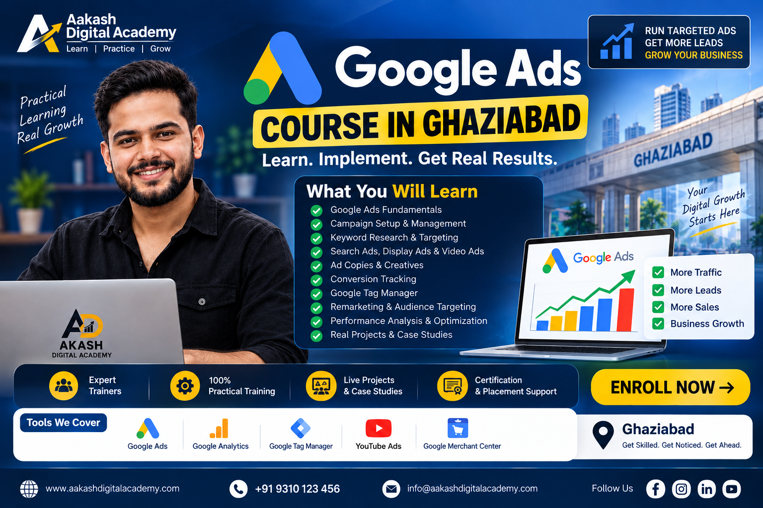 Google Ads Course in Ghaziabad - PPC Training at Akash Digital Academy