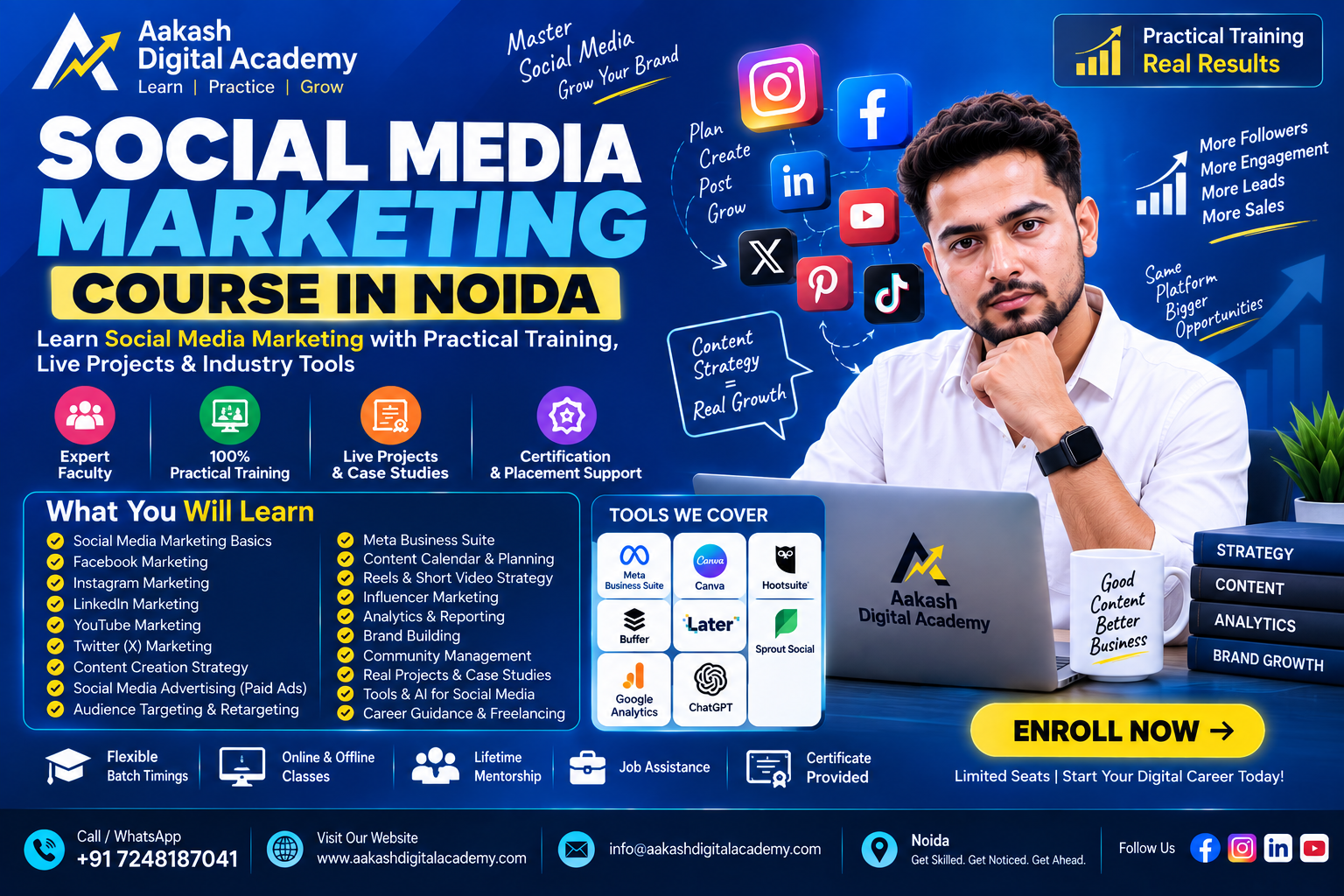 Social Media Marketing Course in Noida - Akash Digital Academy